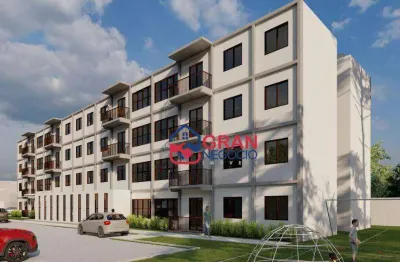 Apartamento com 2 dormitórios à venda - paloma - colombo/pr