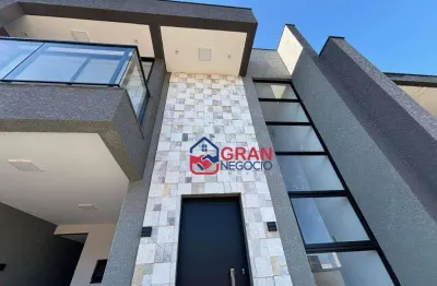 Sobrado moderno e de alto padrão no condomínio galileia, em são josé dos pinhais