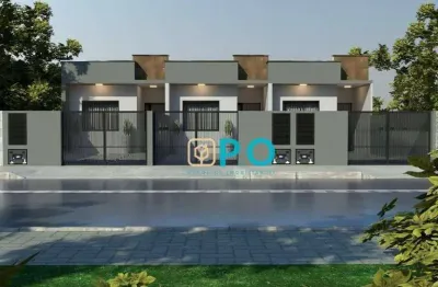 Casa com 2 dormitório sendo 01 suítee à venda, 54 m² por r$ 409.000 - gravatá - navegantes/sc