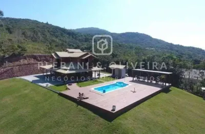 Chácara com 5 dormitórios à venda, 10000 m² por r$ 2.000.000,00 - escalvados - navegantes/sc