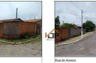 Casa com 3 dormitórios à venda, 96 m² por r$ 103.678,79 - setor morada nova - campos belos/go