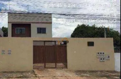 Apartamento com 2 dormitórios à venda, 57 m² por r$ 83.130 - jardim américa ii - águas lindas de goiás/go