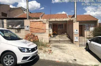 Casa com 2 dormitórios à venda, 53 m² por r$ 106.225,67 - contorno - ponta grossa/pr