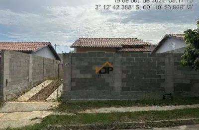 Casa com 2 dormitórios à venda, 52 m² por r$ 93.333 - loteamento nova amazonas i - iranduba/amazonas