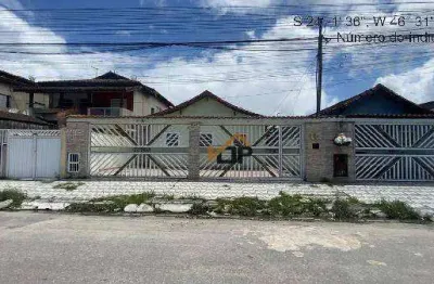 Casa com 2 dormitórios à venda, 41 m² por r$ 122.737 - balneário esmeralda - praia grande/sp