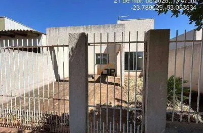 Casa com 2 dormitórios à venda, 58 m² por r$ 93.629 - centro - cruzeiro do oeste/paraná