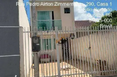 Casa com 2 dormitórios à venda, 83 m² por r$ 267.672 - sítio cercado - curitiba/pr