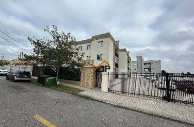 Apartamento com 2 dormitórios à venda, 57 m² por r$ 141.432 - roseira de são sebastião - são josé dos pinhais/pr