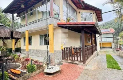 Casa com 4 dormitórios à venda por r$ 2.000.000 - parque d.joão vi - nova friburgo/rj