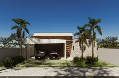 Casa em condomínio fechado à venda na Rua Seis, 4, Manguinhos, Serra