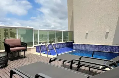 Linda cobertura mobiliada localizada no centro de balneário camboriú