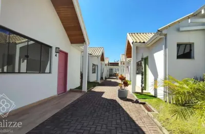 Casa linear de 1 quarto, em condomínio fechado para venda em piraí / rj no bairro arrozal