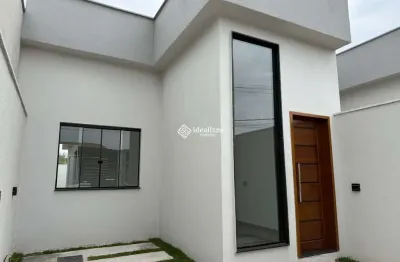Casa linear nova com suíte, pé direito alto, quintal e churrasqueira - arvoredo em pinheiral