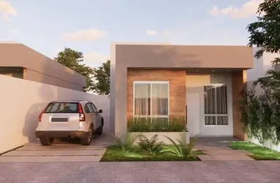 Casa térrea nova com suíte e quintal – design moderno no parque do contorno – entrada facilitada