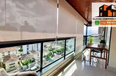 Apartamento com 3 quartos à venda na Rua Coronel Pedro Arbues, Ponta da Praia, Santos