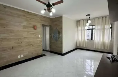 Apartamento para alugar em santos, aparecida, com 2 quartos, 80m²