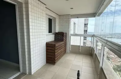 Apartamento de luxo para alugar em santos, ponta da praia, com 3 quartos, 93m²