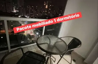 Apartamento com 1 quarto para alugar na Avenida Conselheiro Nébias, 663, Boqueirão, Santos