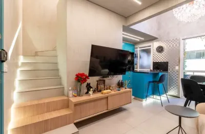 Duplex para venda em paraíso com 1 quarto, sendo 1 suíte, 42m²
