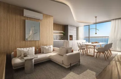 Frente mar - 2 suítes - 85m² - 1 vaga - 18º andar - posição leste
