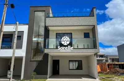 Sobrado com 3 dormitórios à venda, 204 m² por r$ 929.000,00 - costeira - são josé dos pinhais/pr