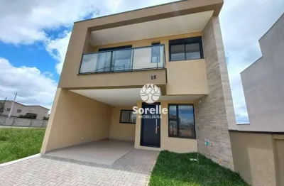 Sobrado com 3 dormitórios à venda, 141 m² por r$ 859.000,00 - costeira - são josé dos pinhais/pr
