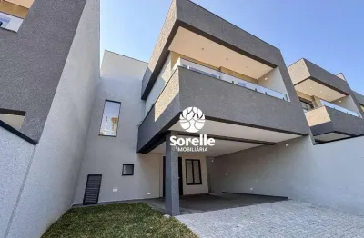 Sobrado com 3 suites à venda, 161 m² por r$ 990.000 - aristocrata - são josé dos pinhais/pr