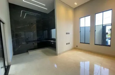 Casa à venda em rio verde - go com espaço aconchegante, acabamento moderno e 3 quartos