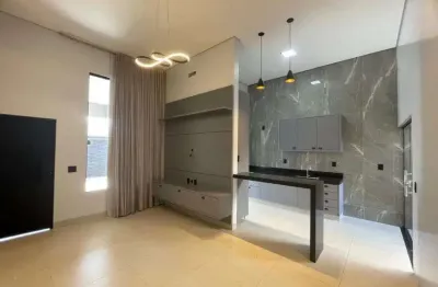 Casa á venda com ambientes integrados, churrasqueira, armários e 3 quartos em rio verde - go