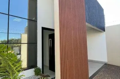 Casa à venda com churrasqueira, 3 quartos sendo 1 suíte em rio verde - go