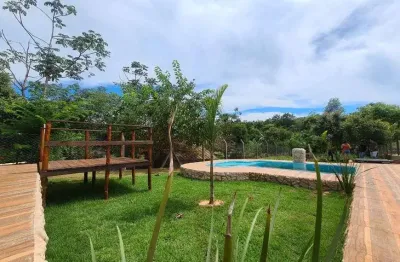 Rancho / sítio pra lazer a venda em rio verde go com piscina