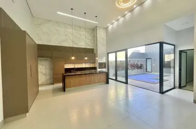 Casa à venda com piscina, churrasqueira e estética luxuosa no interlagos em rio verde - go