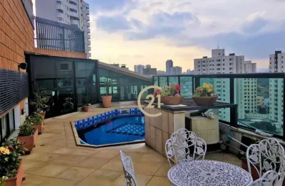 Apartamento triplex com 4 dormitórios à venda, 632 m² por r$ 2.100.000 - vila monumento - são paulo/sp