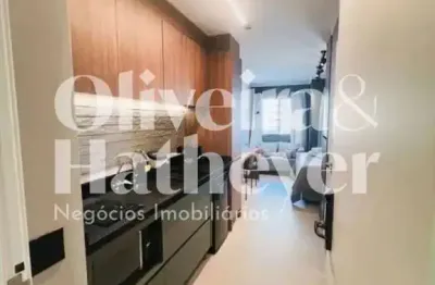 Flat com 1 quarto à venda na avenida pavão, 986, recanto paraíso, são paulo, 28 m2 por r$ 599.000