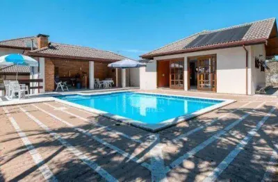 Casa em condomínio fechado com 6 quartos à venda na Avenida Apparecida Tellau Seraphin (Sol Vinhedo Village), 45, Condomínio Estância Marambaia, Vinhedo