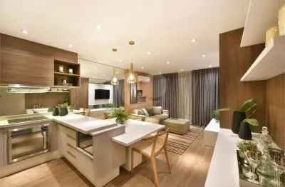 Apartamento à venda ou para alugar com 1 quarto, sendo 1 suíte,  no condomínio vila nova luxury home design, são paulo - sp
