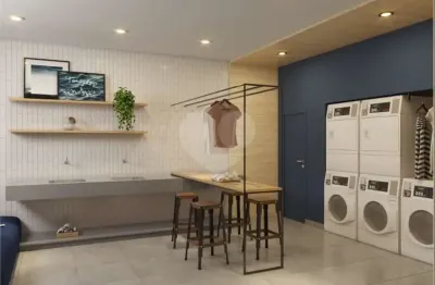Studio à venda com 2 quartos, sendo 1 suíte,  no condomínio air brooklin, são paulo - sp
