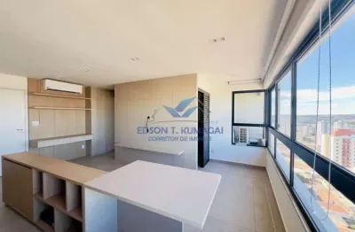 Apartamento para aluguel com 49 m² e 1 quarto em vila santa tereza, bauru - sp