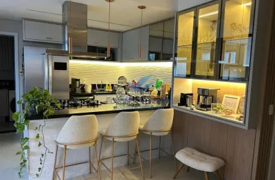 Apartamento para venda com 109 m² e 3 quartos em vila aviação, bauru - sp
