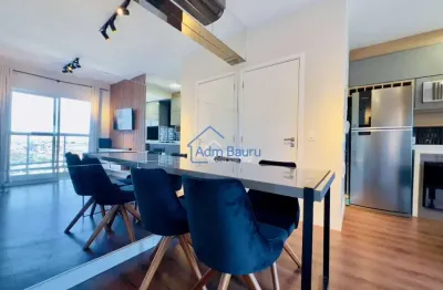 Apartamento para venda com 56 m² e 2 quartos em residencial parque granja cecília b, bauru - sp