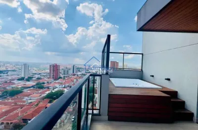 Cobertura para aluguel e venda com 203 m² e 3 quartos em vila mesquita, bauru - sp