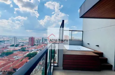 Cobertura para aluguel e venda com 203 m² e 3 quartos em vila mesquita, bauru - sp