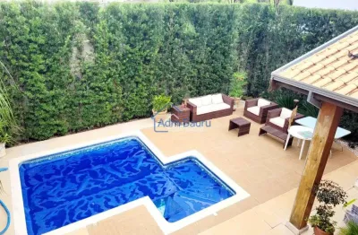 Casa em condomínio para venda com 360 m² e 4 quartos em vila serrão, bauru - sp