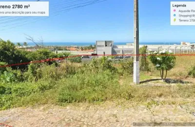 Terreno atrás do super carnauba pdd , 2780 m² em porto das dunas - aquiraz - ce