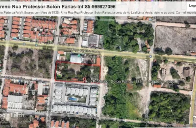 Terreno à venda na Rua Professor Solon Farias, 1851, Cambeba, Fortaleza