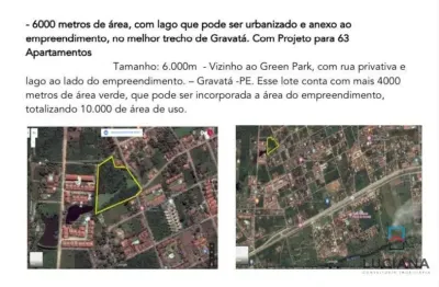 Terreno à venda na Avenida Cícero Batista de Oliveira, 93849837, Alpes Suiços, Gravatá