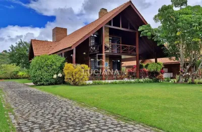 Condomínio com vista! casa de alto padrão com 5 quartos em gravatá/pe