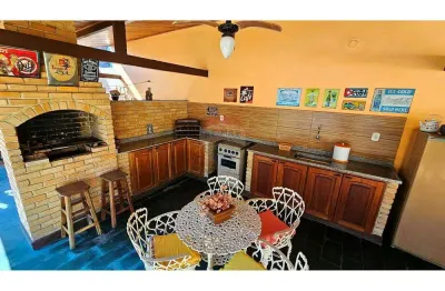 Casa à venda ogiva, cabo frio/rj - 5 quartos/suíte, terreno 630m² | 279m² de área - apenas r$ 890 mil