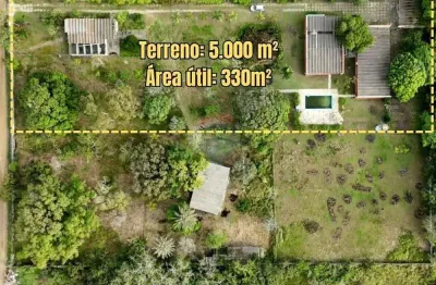 Casa com estrutura comercial à venda – 5.000m² em novo horizonte, iguabinha - araruama (rj)