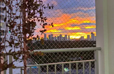 Alugo Edifício Villággio Di Bonifácia Apto 3Q todo mobiliado sacada com churrasqueira andar alto